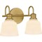 Quoizel Hinton Bath 2 Lights Aged Brass HIN8614AB - alternate 2